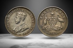 Australia 1926 AR 3 pence (Numista 4203)