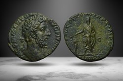Commodus AE As (VOT SVSC, RCV 5897 - this coin)