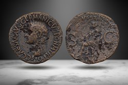 Caligula AE As (Vesta, RIC I 38)