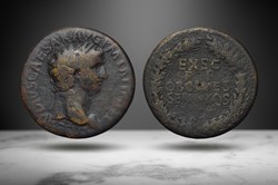 Claudius Sestertius (EX S C P P OB CIVES SERVATOS, RIC I 112)