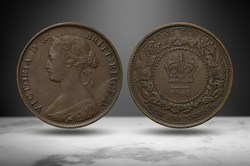 British Canada, New Brunswick 1861 Cent (Numista 14468)