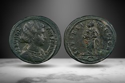 Fausta AE3 (SPES REIPVBLICAE, RIC VII 292)