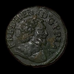 ORANGE - PRINCIPAUTÉ D'ORANGE - FRÉDÉRIC-HENRI DE NASSAU Double tournois