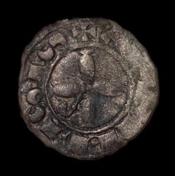 LANGUEDOC - VICOMTÉ D'ALBI - RAYMOND VII ET L'ÉVÊQUE DURAND OU BERNARD DE CASTENET Denier