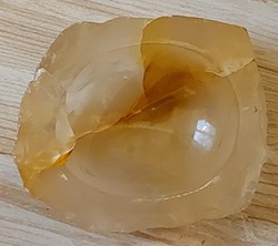 Cendrier en Quartz translucide