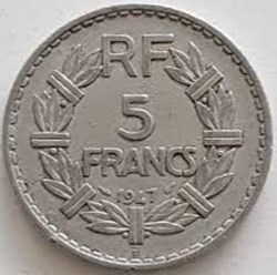 5 francs Lavrillier 1947