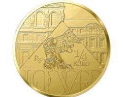 1/4 d'euros Napoléon et musée du Louvre