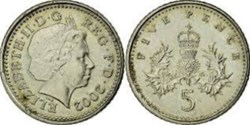 5 pence 2002