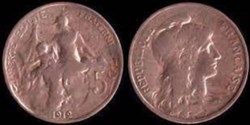 5 cts franc 1912