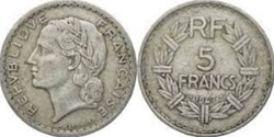 5 francs lavrillier 1947