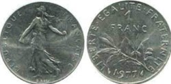 1 franc 1977 semeuse