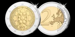 2 euros bleuets de france 2018