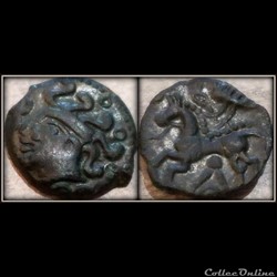 série S 442 DT 2458C bronze au cheval et à l'oiseau
