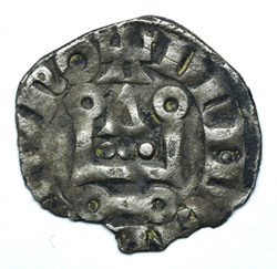 Berry Mehun sur Yèvre Denier Robert III d'Artois