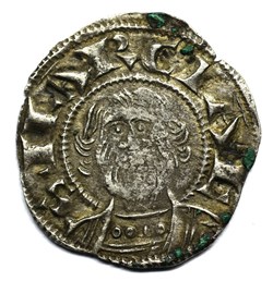 Limousin Abbaye Saint Martial de Limoges Denier ou Barbarin