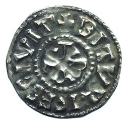 Berry Bourges  Denier  Charles III le Simple