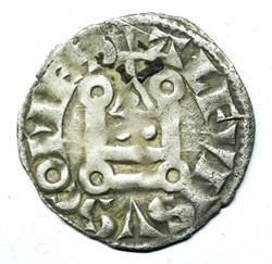 Auvergne Riom Denier Alphonse de France