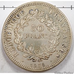50 Franc Hercule 1974