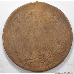 10 centesimi Vittorio Emanuele II 1862
