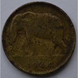 1 franc 1944 congo belge