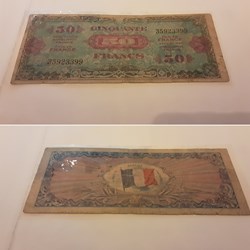 50 Fr débarquement drapeau1944