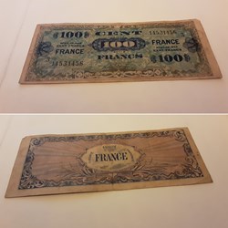 100Fr débarquement France 1944