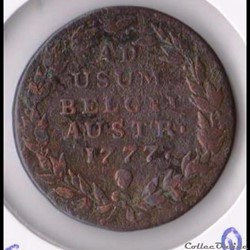 2 Liards 1777, Maria-Theresa, Bruxelles