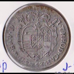 2 Escalins 1753, Princ. de Liège, J-Th de Bavière, LG18