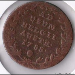 2 Liards 1788, Joseph II, Bruxelles