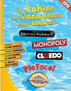 2018 -??- le cahier de vacances pour adultes