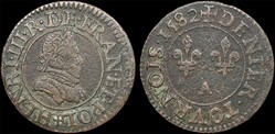 CGKL 90 - Henri III - Denier tournois 1582 A Paris