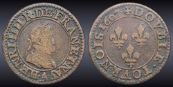 CGKL 222 - Henri IV - Double tournois 1607 A Paris