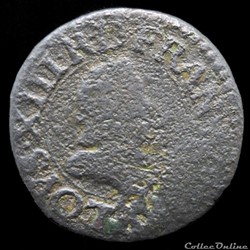 CGKL 416 - Louis XIII - Denier tournois 1619 G Poitiers