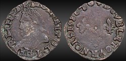CGKL 18 - Henri III - Double tournois 1580 L Bayonne