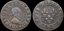 CGKL 86 - Henri III - Double tournois non daté A Paris