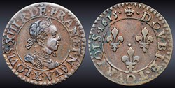 CGKL 264 - Louis XIII - Double tournois 1615 X Amiens