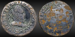 CGKL 6 - Henri III - Double tournois 1587 X Amiens