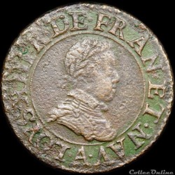 CGKL 386 - Louis XIII - Double tournois 1615 A Paris