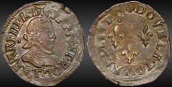 CGKL 72 - Henri III - Double tournois 1584 T Nantes