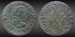 CGKL 272 - Louis XIII - Double tournois 1611 K Bordeaux