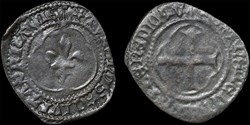 Charles VII (1422-1461) - Obole tournois - Bordeaux