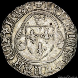 Louis XI (1461-1483) - Blanc - Montpellier