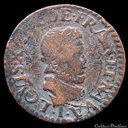 CGKL 376 - Louis XIII - Double tournois 1611 T Nantes