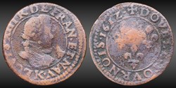 CGKL 272 - Louis XIII - Double tournois 1612 K Bordeaux