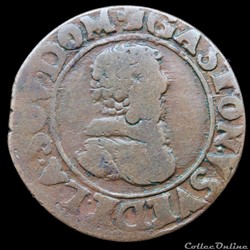 CGKL 736 - Dombes - Gaston d'Orléans (1627-1650) - Double tournois 1636B