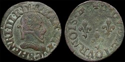 CGKL 134 - Henri III - Double tournois non daté S Troyes