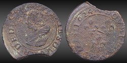 CGKL 728 - Dombes - Marie de Bourbon-Montpensier (1608-1627) - Double tournois 1624