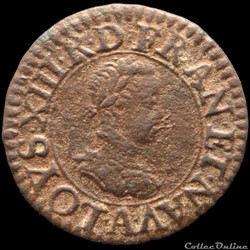 CGKL 400 - Louis XIII - Denier tournois 1611 A Paris