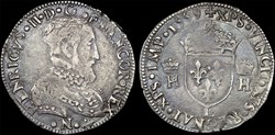François II au nom d'Henri II (1559-1560) - Demi-teston - 1559 L Bayonne