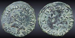CGKL 242 - Henri IV - Double tournois 1591 E Tours